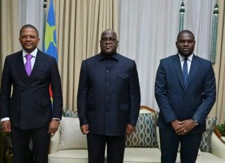 Conduit par Didier Budimbu, le gouverneur Grâce BILOLO reçu par le Chef de l’État Félix Tshisekedi