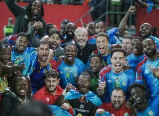 Sport : les Léopards de la RDC sont de retour au pays après deux précieuses victoires au Maroc, respectivement contre le Cameroun en demi-finale et le Nigeria en finale des barrages Zone Afrique de la coupe du monde 2026