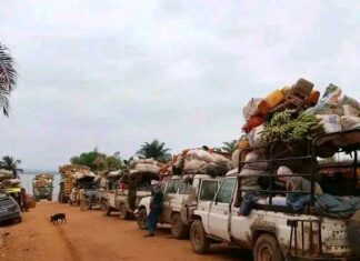RDC : situation toujours préoccupante à Luozi, dans la province du Kongo Central, quatre jours après la panne du bac à moteur assurant la traversée sur le fleuve Congo