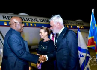Après Mbuji Mayi, le Président de la République Félix Antoine Tshisekedi séjourne en Israël ce lundi 31 août 2026